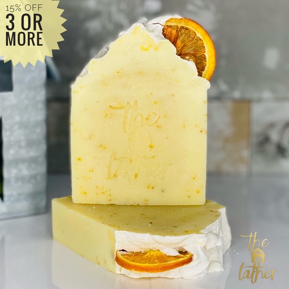 THE LATHER BARN Other - 🍋 Lemon Zest Goat Milk & Cream Essential Lather